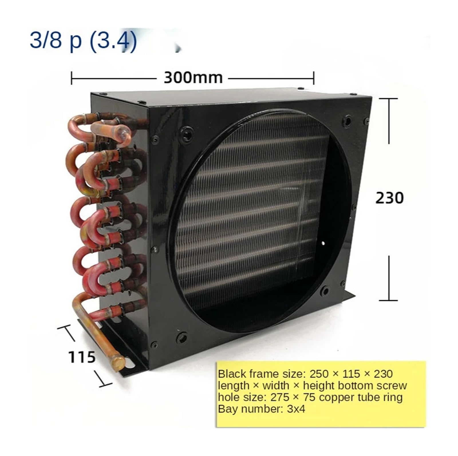 Congélateur Réfrigérateur Condenseur Refroidi par air