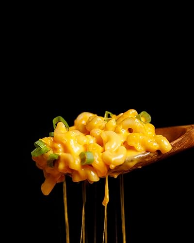 Miniatura 3 de Fiber Gourmet - Pasta de Macarrones y queso, rica en fibra, baja en calorías, pasta instantánea saludable y cremosa, con certificación Vegana y