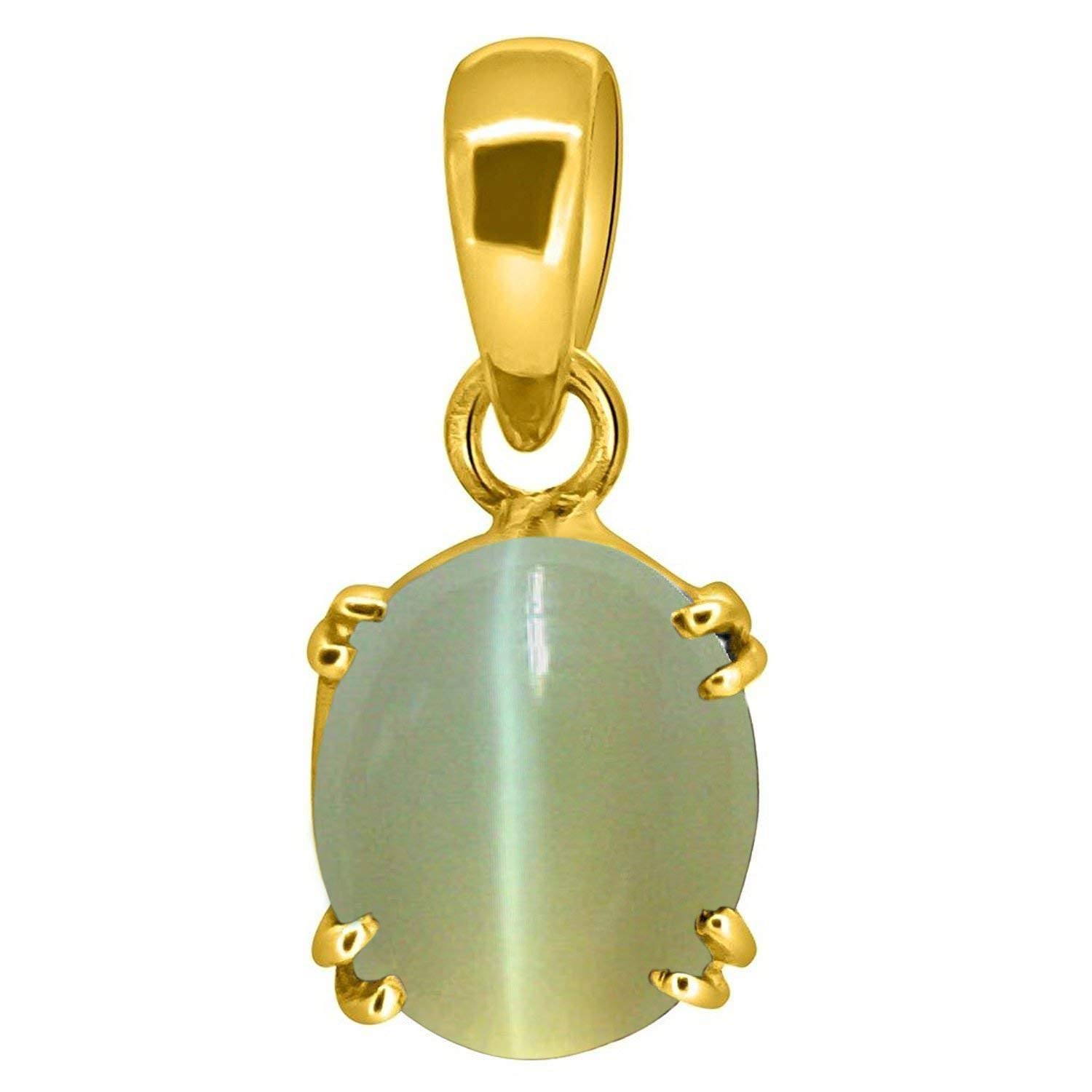 Sidharth Gems Certified Unheated Untreatet 7.25 Ratti 6.72 Carat A+ Quality Natural Cat Eyes Lehsunia Ketu Pendant for Womens and Mens (B083WN97HL) Amazon Price History, Amazon Price Tracker