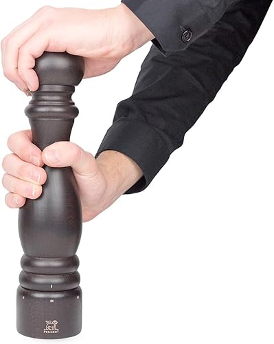 Miniatura 4 de Peugeot - Molinillo de sal manual Paris u'Select - Molinillo ajustable - Madera de haya, chocolate