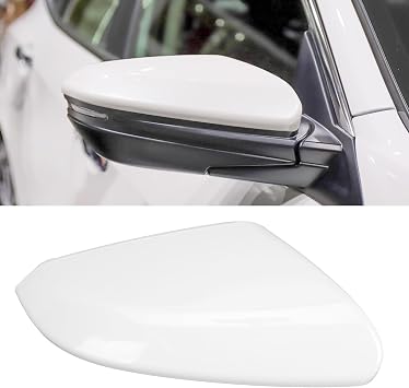 Right Passenger Side Mirror Cover Caps Compatible with 2016 2017 2018 2019 2020 2021 Honda Civic 2019 2020 2021 2022 Insight Mirror Caps Paintable White