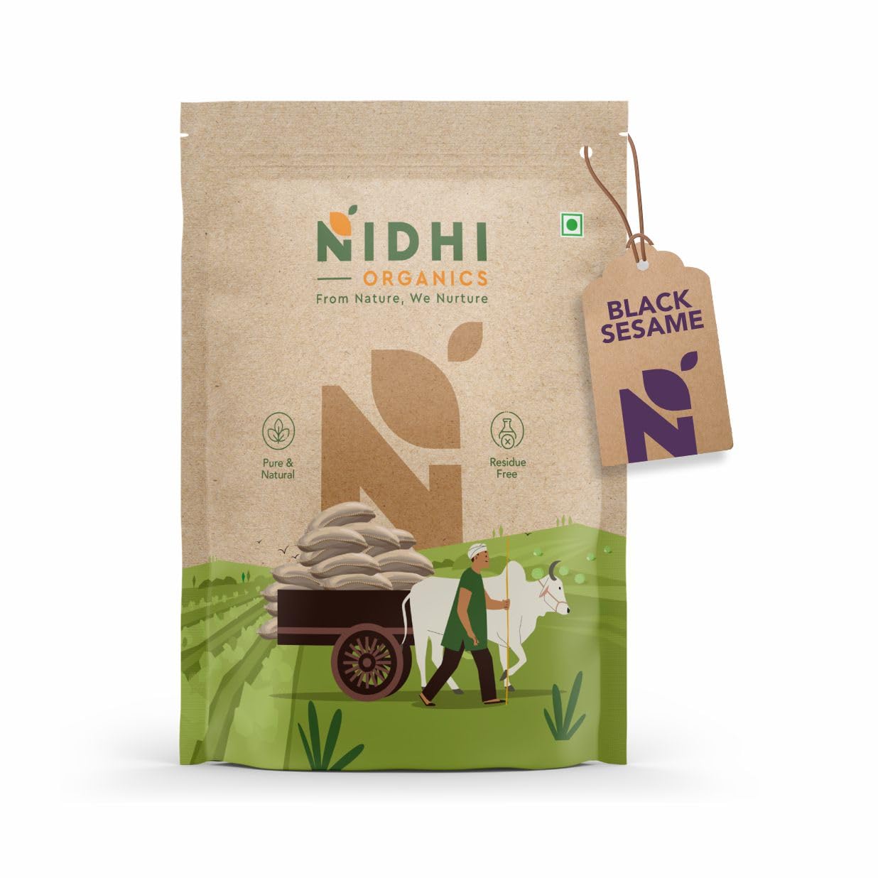 NIDHI ORGANICS Black Sesame - 1 Kg (B0D9SFX3KR) Amazon Price History, Amazon Price Tracker