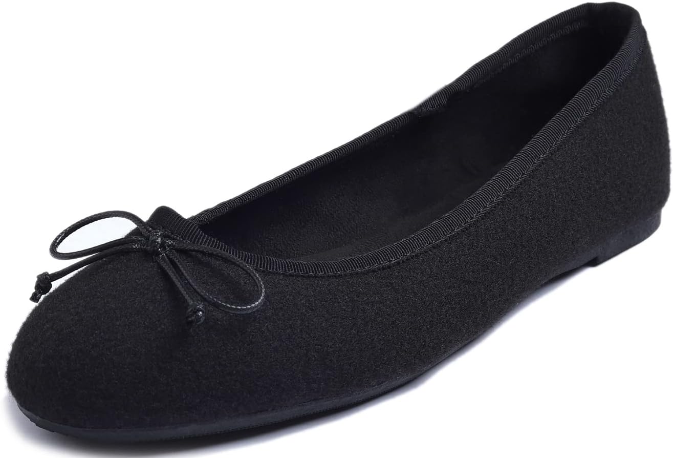 Black Faux Woolen