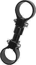 Kouei Kasei KFBS25-3615 Resin Double Pipe Clamp Set, 1.0 inches (25.4 mm), 1.6 gal (50 L), Parallel Connection, Fixed Hardware, Fall Prevention, Cutable, Black