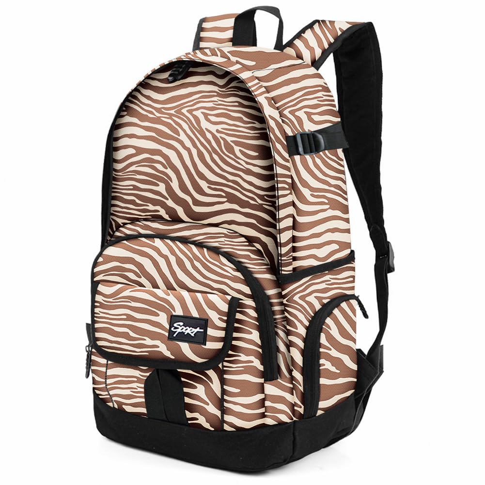 rickyh style School Backpack Travel Bag for Men & Women Lightweight College 04bw 1