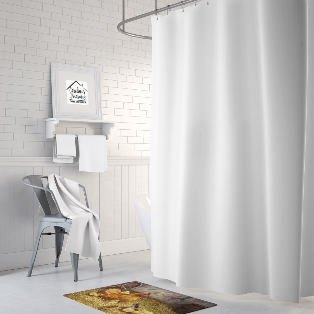 Caroline's Treasures Chicken Hen and Her Chicks Floor Mat, 19