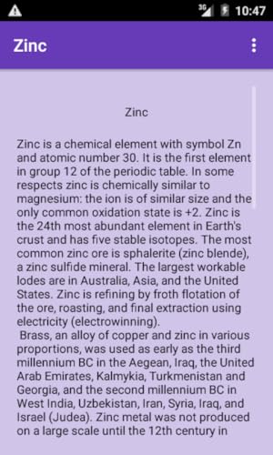 Zinc