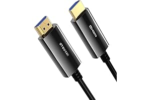 Stouchi 8K HDMI Cable Fiber Optic 50ft, 48Gbps Long Ultra High Speed HDMI 2.1 Cable