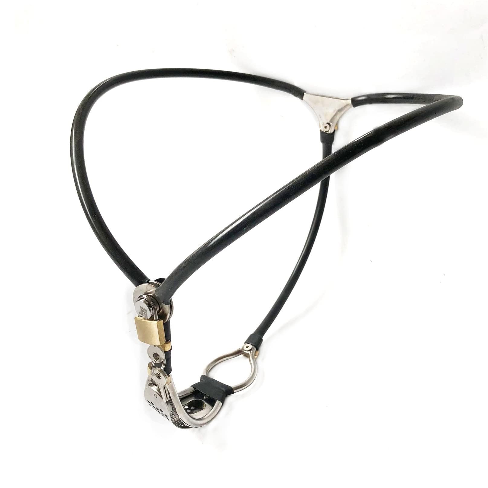 Ceinture de chasteté SM en acier inoxydable type Y avec trou de défécation, cage pour intimité féminine