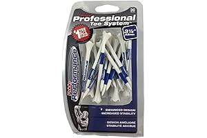 Pride Professional Tee System Plastic Golf Tees, 3-1/4 Plastic Golf Tees