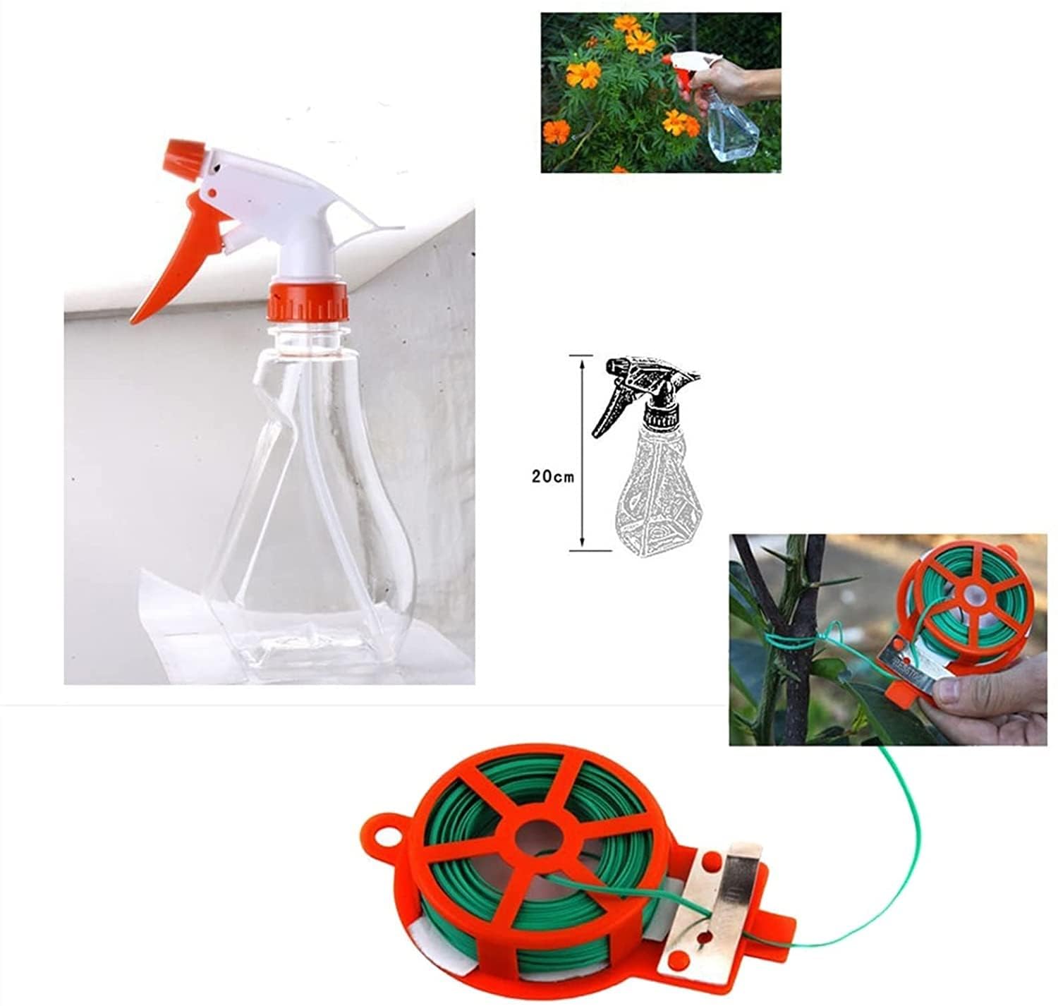 Kit Jardinage Acier Haute Teneur Carbone, Poignée Ergo Antidérapante