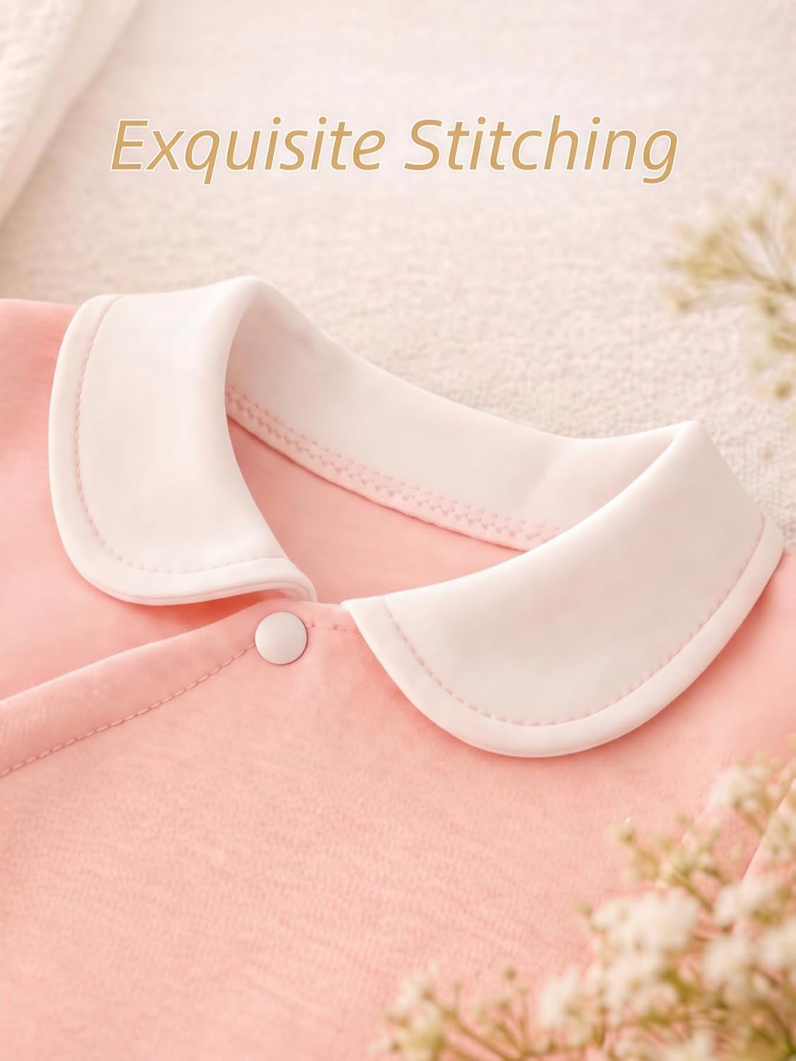 26-Piece Newborn Girl Clothes Set, 100% Cotton Baby Layette Essentials, Coming Home Outfit, 0-9 Months, Pink