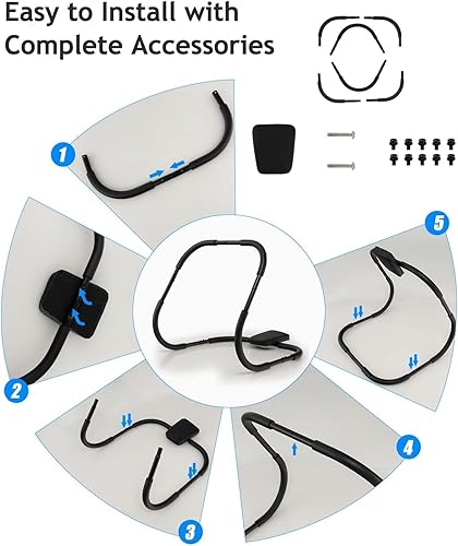 Miniatura 4 de Ab Machine Exercise Equipment, Portable Sit up Machine for Core Strength, Study Ab Crunch Machine, Ab Roller for Abdominal Workout Exerciser &