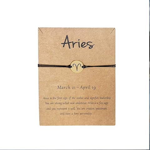 HUJUON 14k Gold Zodiac Bracelet Constellation Sign Bracelet for Women.12 Astrology Horoscope Bracelet/Anklet Friendship Couple Jewelry with Card