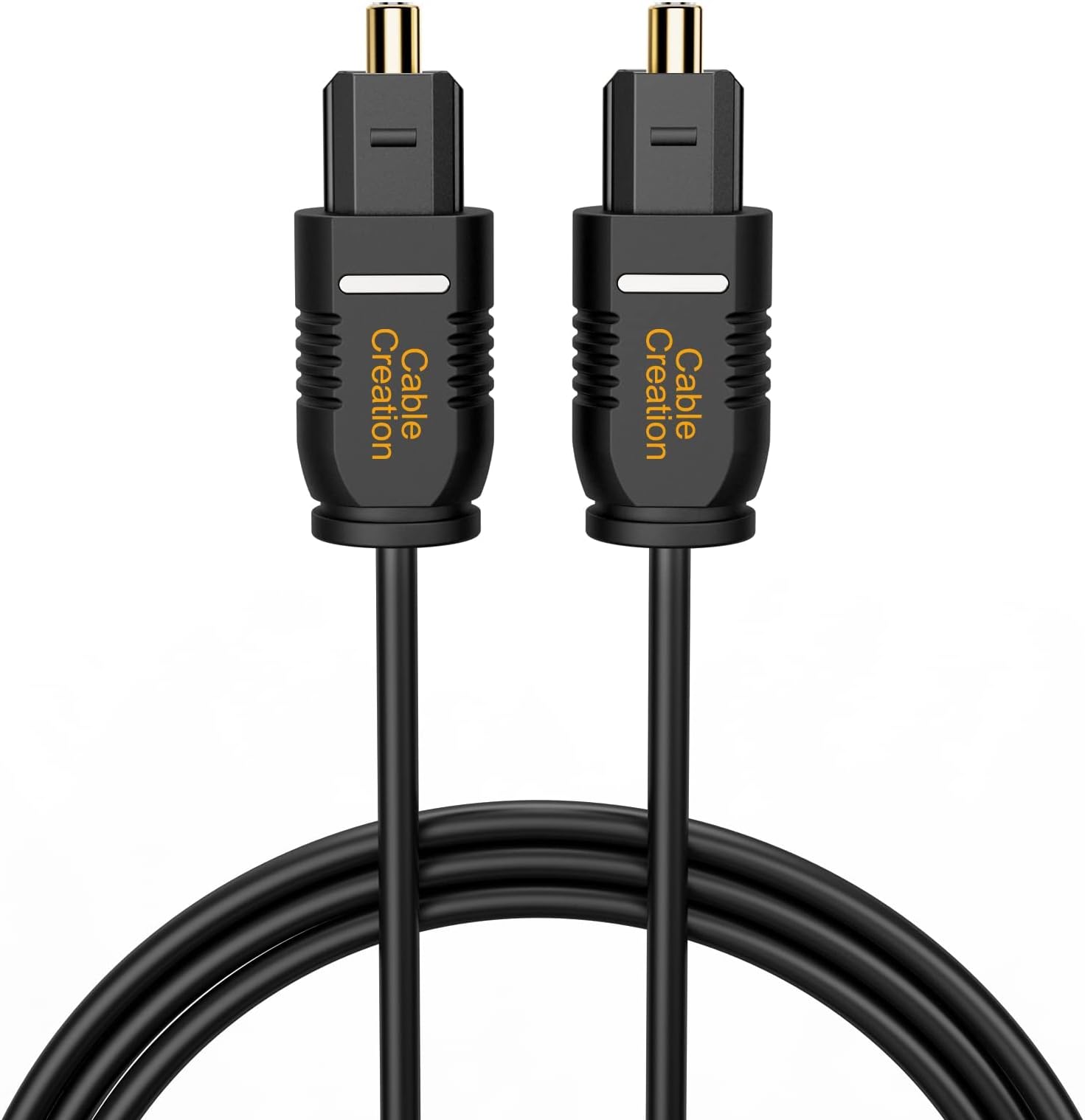 - Optical Digital Audio Cable 15FT, Thin Fiber Optic Toslink Gold Plated Optical S/PDIF Cord for Home Theater, Sound Bar, TV, PS4, Xbox, DVD/CD Player, Game Console& More, Black