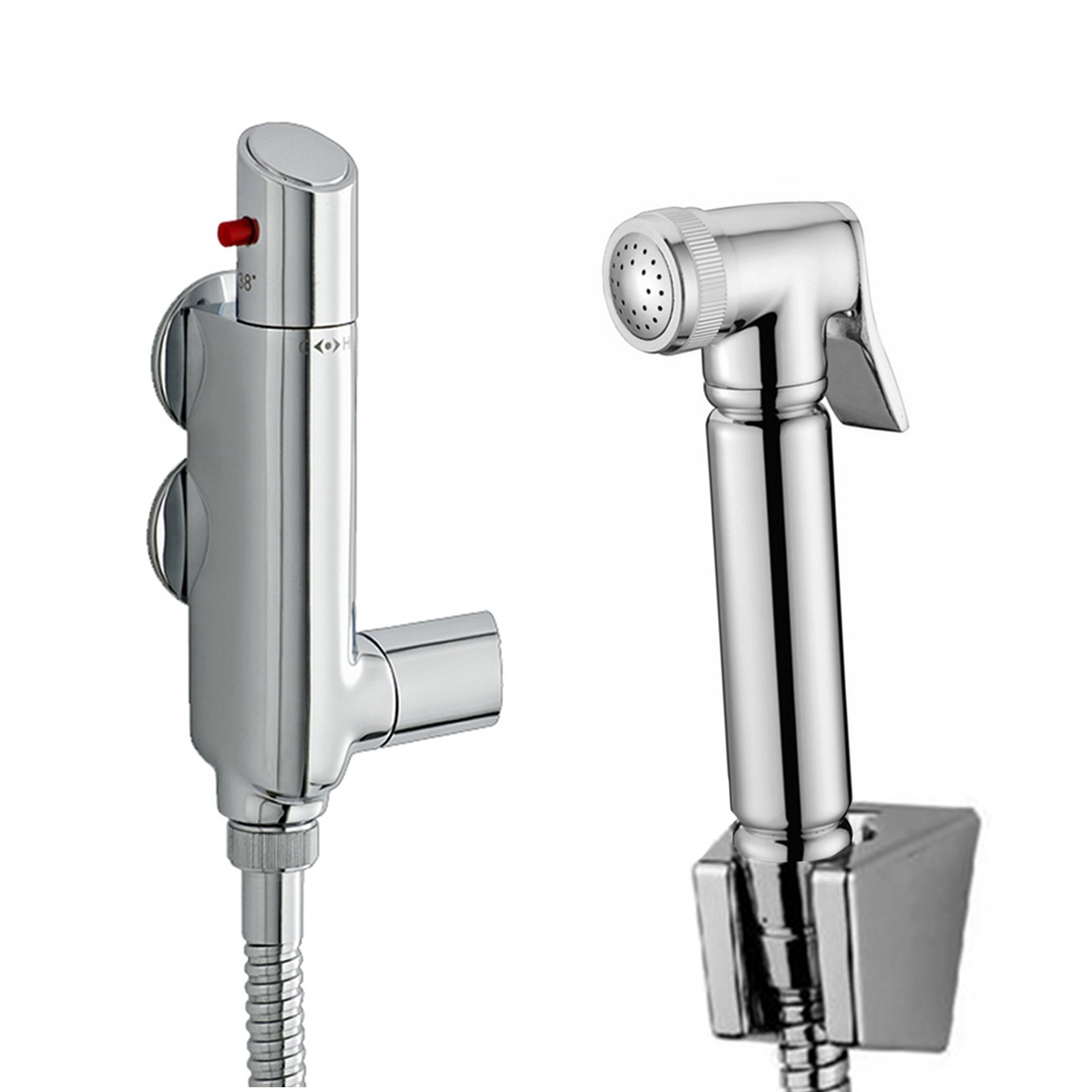 Buy ENKI Chrome Douche Bidet Shattaf Muslim Shower Spray Brass