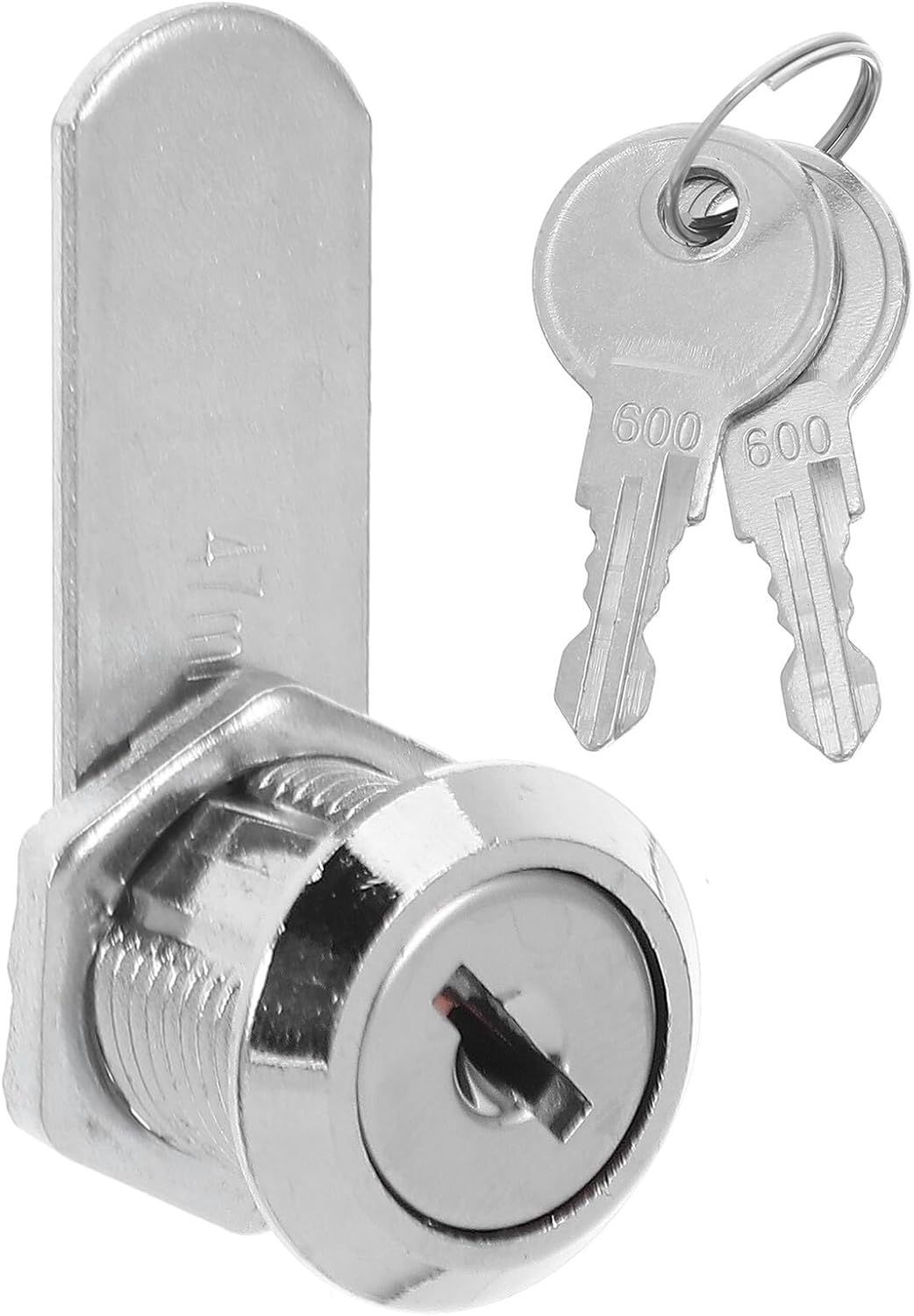 Generic Cam Lock Cabinet Drawer Lock with Keys 5/8" Heavy Duty for Rv Storage Toolbox File Mailbox Replacement 2 Sets