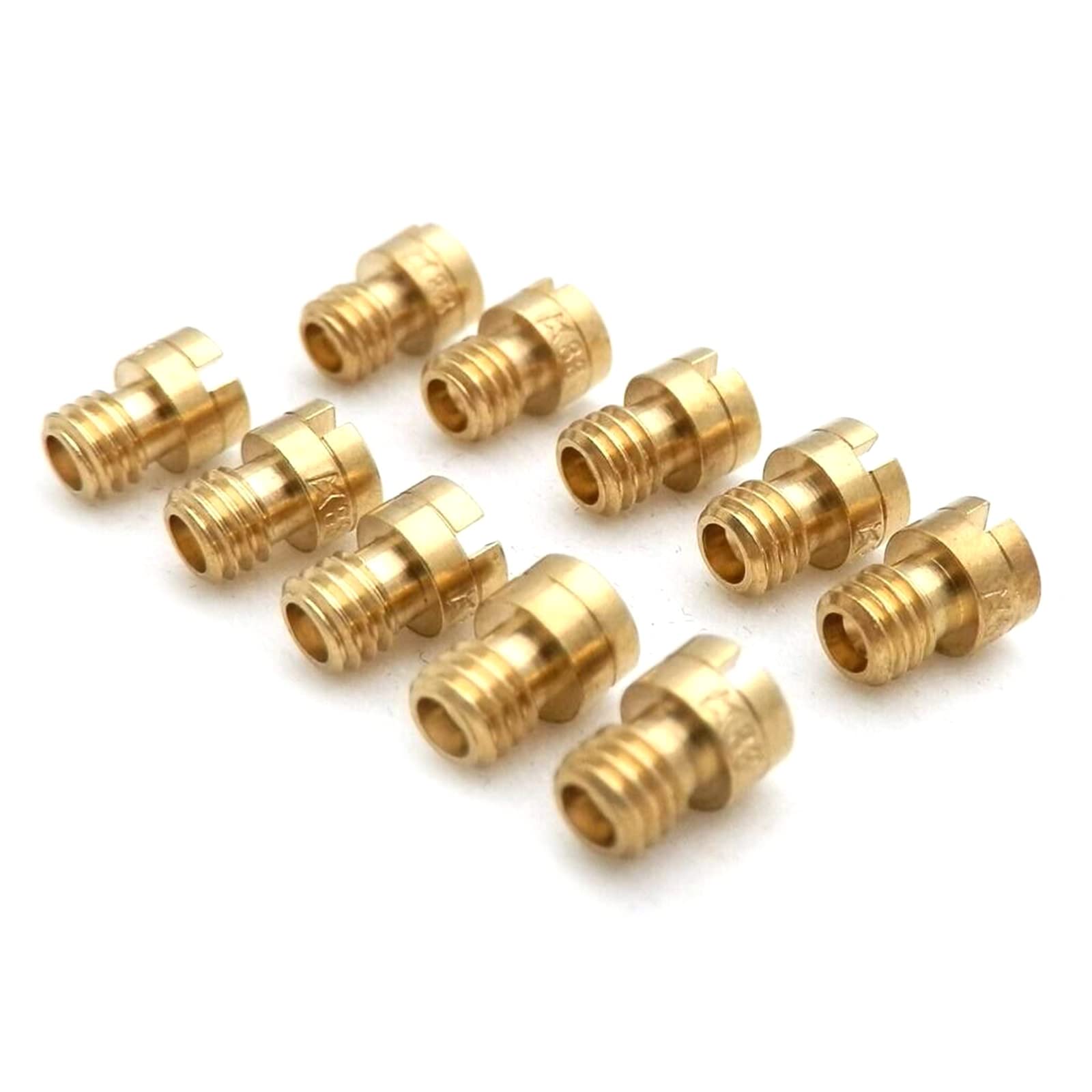 Set di 10 Ugelli Getti 4mm Getti Carburatore ugello principale del carburatore di ricambio in