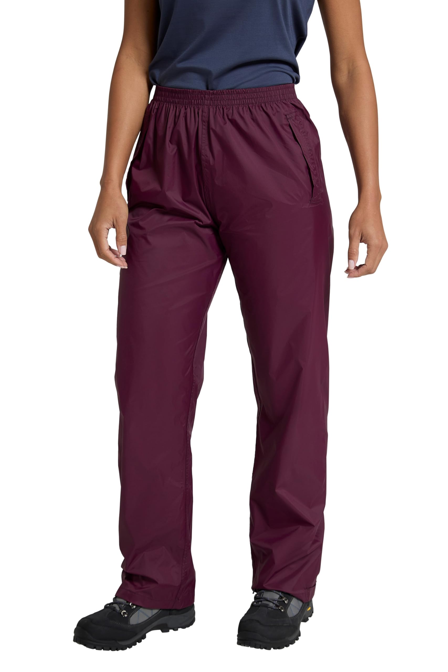 Mountain Warehouse Women's Dark Purple Pakka Waterproof Over Trousers 4