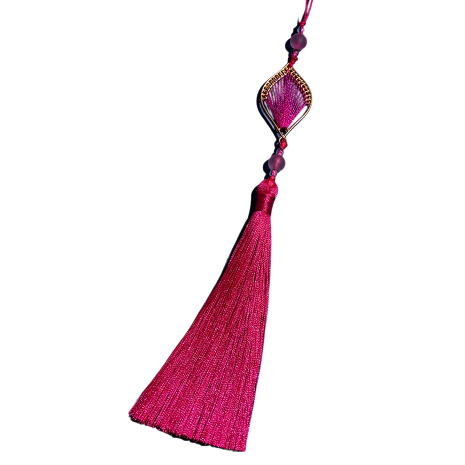 NEWFT Delicate Craftsmanship Tassels Decorations Handmade Soft Tassels Polyester Texture Suitable for Gifts or Decorating