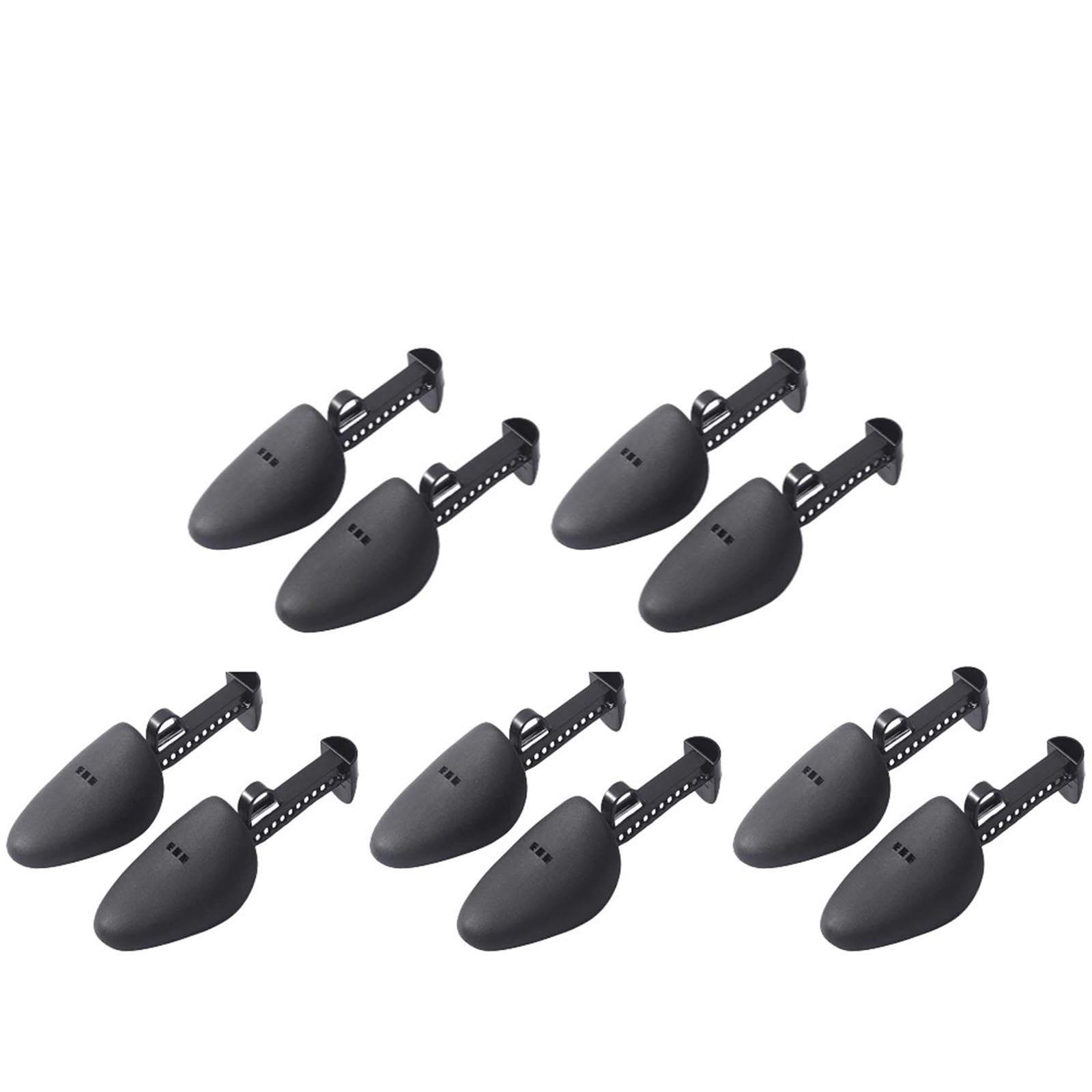 5 pièces civière de chaussure attelle de chaussure réglable Anti-déformation attelle de chaussure femmes hommes ensemble d'arbres réglables et résistant aux rides Embauchoirs Plastique(A For Men 5Pair