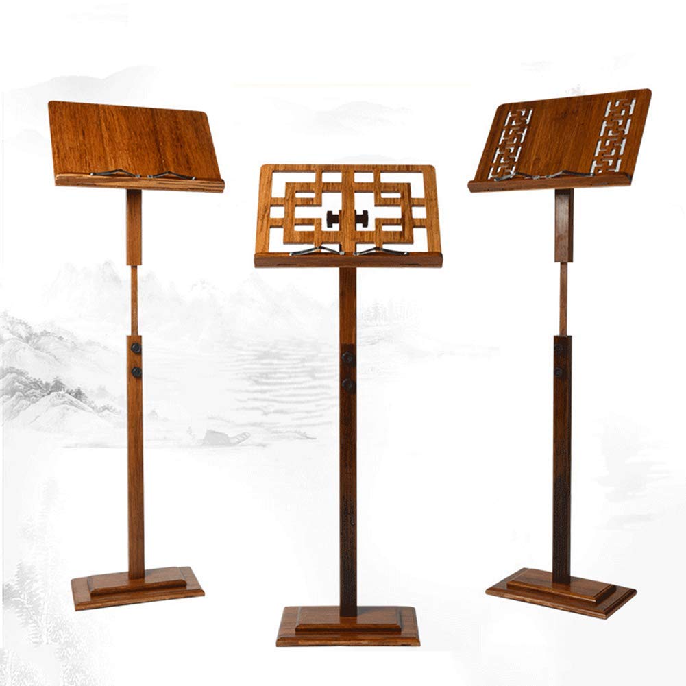 Pupitre Musique, Pupitre De Musique En Bambou, Pupitre De Levage Portable Guzheng Pupitre De Guitare Violon Pupitre Professionnel Vertical En Bois Massif Grand Panneau Flip De 340 DegréS(B)