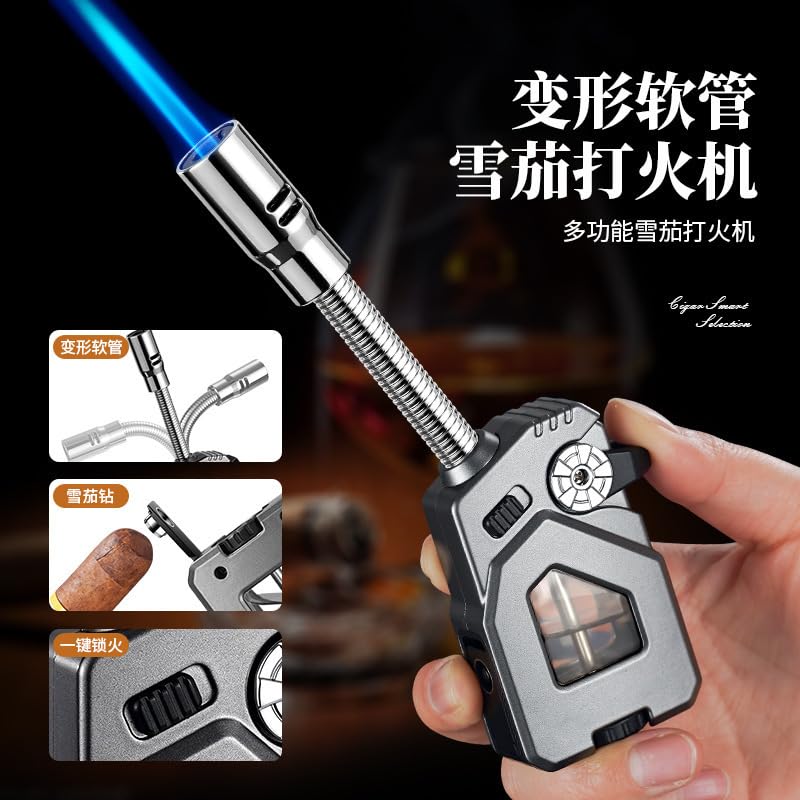 Encendedor retráctil multifuncional para cigarros miniatura 4