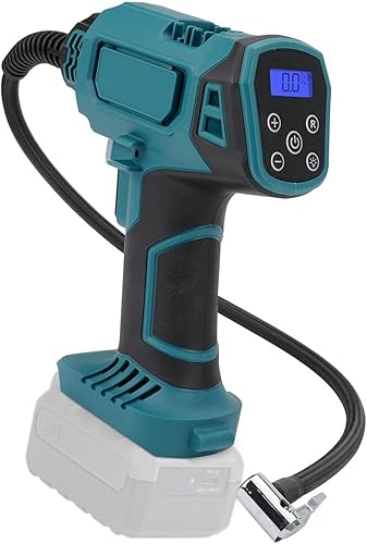 Miniatura 8 de Inflador de neumáticos inalámbrico, pantalla digital portátil, bomba de aire para automóvil con apagado automático para SUV, automóviles,