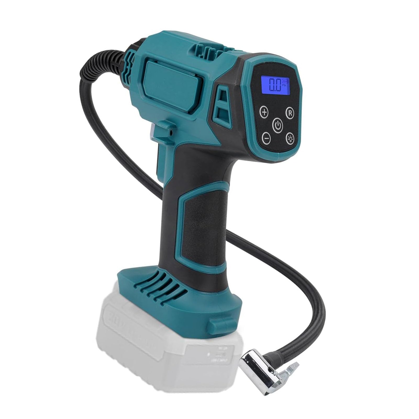 Aramox Bezprzewodowa Pompka do Opon ABS Ręczna Pompka Samochodowa 120PSI Cyfrowy Wyświetlacz Automatyczne Wyłączanie dla Kierowców Samochodów do Użytku Drogowego Kompatybilny z BL1860
