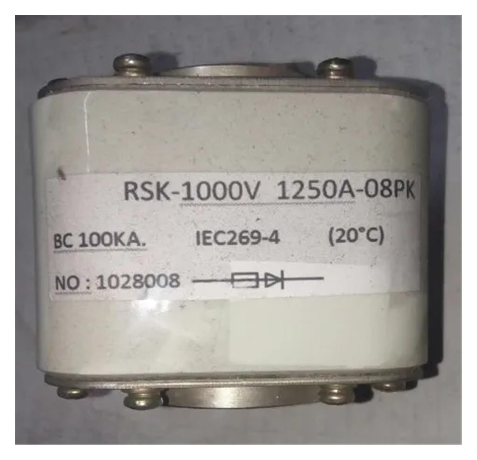 VSPPJYFG Fuses RSK-1000V 1250A 08PK BC100KA