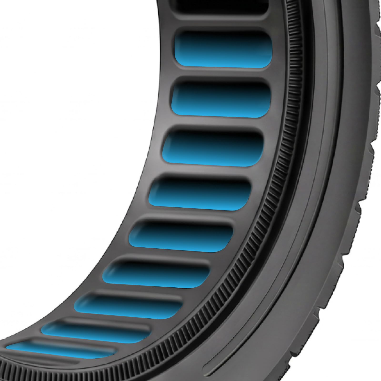 Pneumatici in gomma piena, 70/60-7,5, per scooter elettrico Segway Ninebot ZT3 Pro/Max G3, 11 pollici, pneumatici di ricambio per fuoristrada (nero, 2 pezzi)