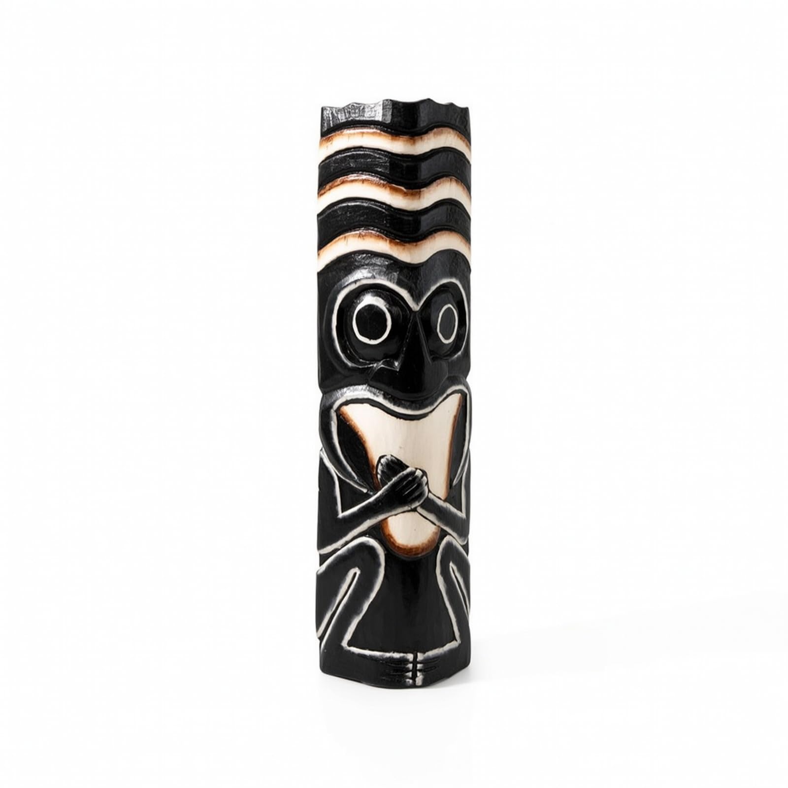 kowaku Statuetta Decorativa Scultura Ornamento Resina con Dettagli Intagliati E Linee Dipinte a Mano Adatta a Tavolo Consolle Ingresso Libreria Studio Creativo Altezza50cm