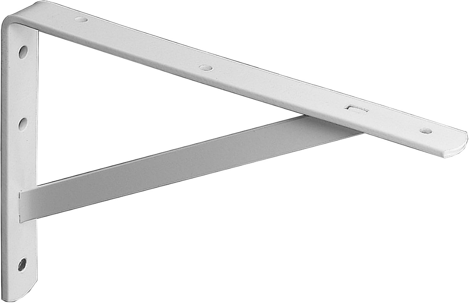 Knape & Vogt 208WH500 20" White Heavy Duty Shelf Brackets