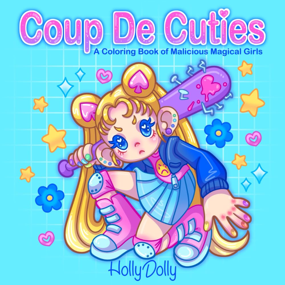 Coup De Cuties: A Coloring Book of Malicious Magical Girls