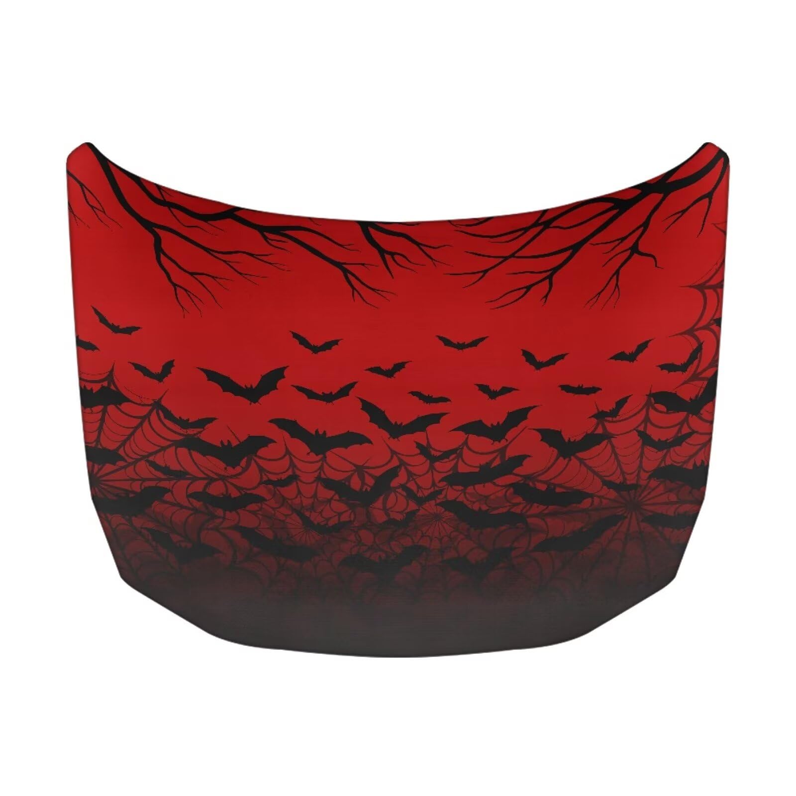 Car Hood Cover Bat Halloween Print Car Hood Protector Waterproof Universal Automotive Exterior Accessories Halloween Decorations for Compact Vehicles Sedans Trucks SUVs Pickup (59×39 Inch)