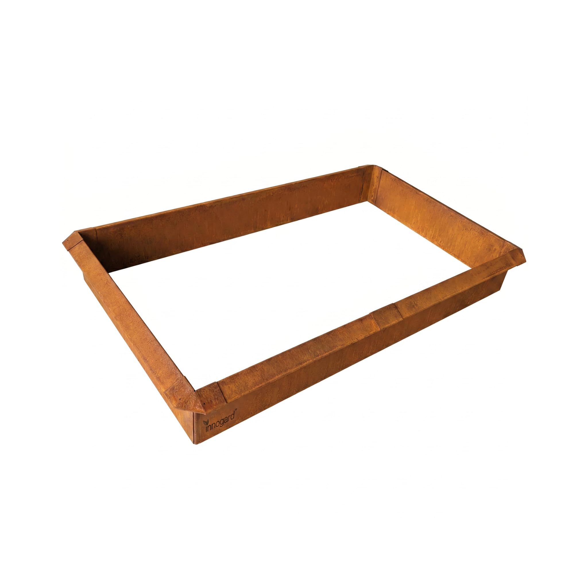 Schneckenzaun Cortenstahl 12er Set - 4x Ecke 90° + 8x Seitenteil 1m | Schneckenabwehr ohne Gift, Schneckenschutz Metall für Hochbeet & Garten, Schneckenschutz, Schneckensperre, rostoptik