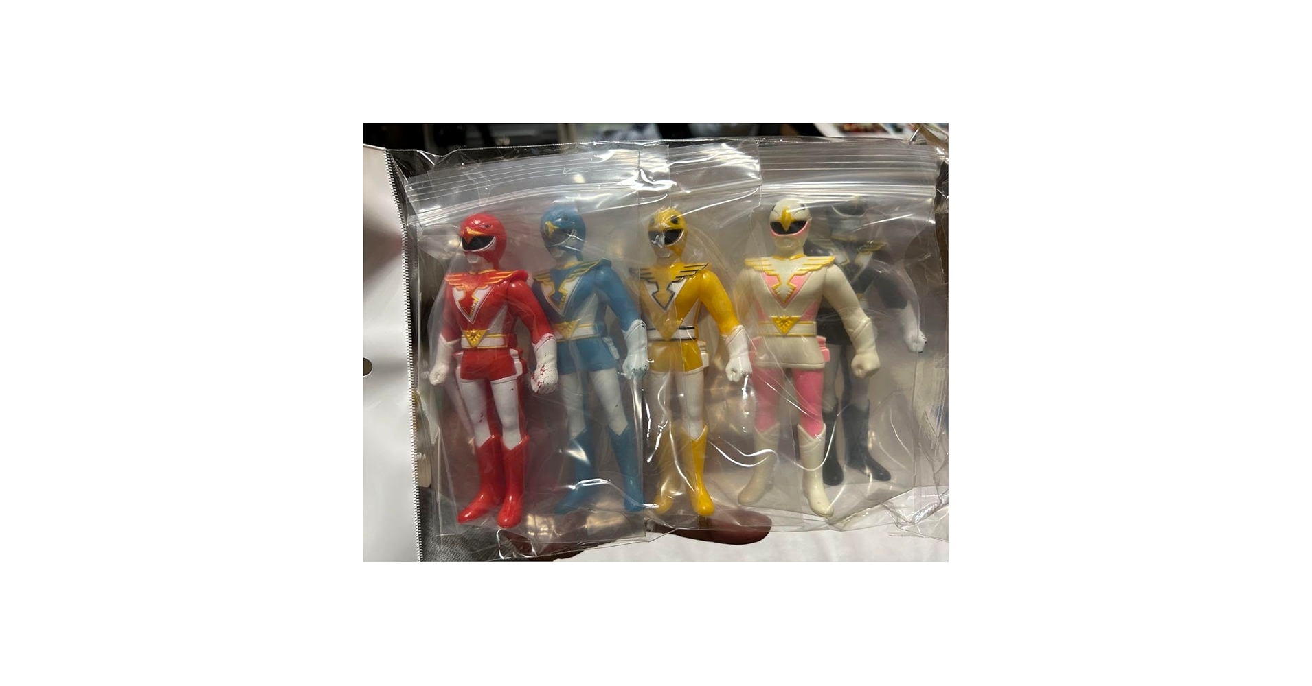 当時物 鳥人戦隊ジェットマン ソフビ 指人形 5体セット Amazon.co.jp: レトロ 鳥人戦隊ジェットマン ソフビ 5体セット