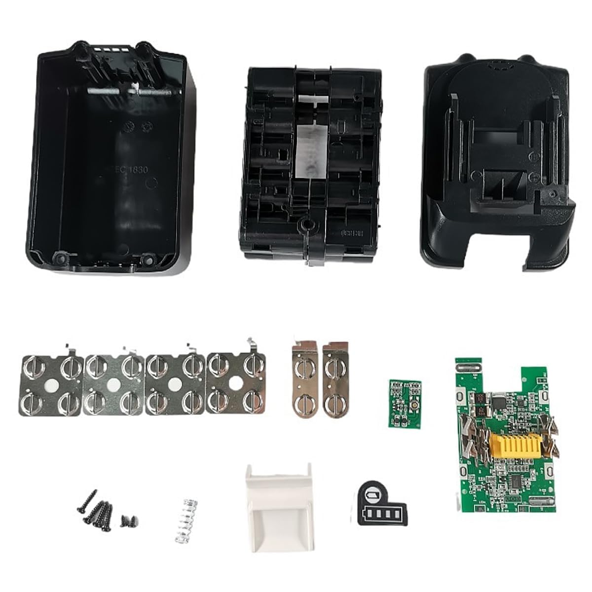 Namvo Battery Box Battery Plate, Battery Housing Parts Compatible with Makita 18V 5Ah Batteries BL1850 BL1860 BL1830 BL1840