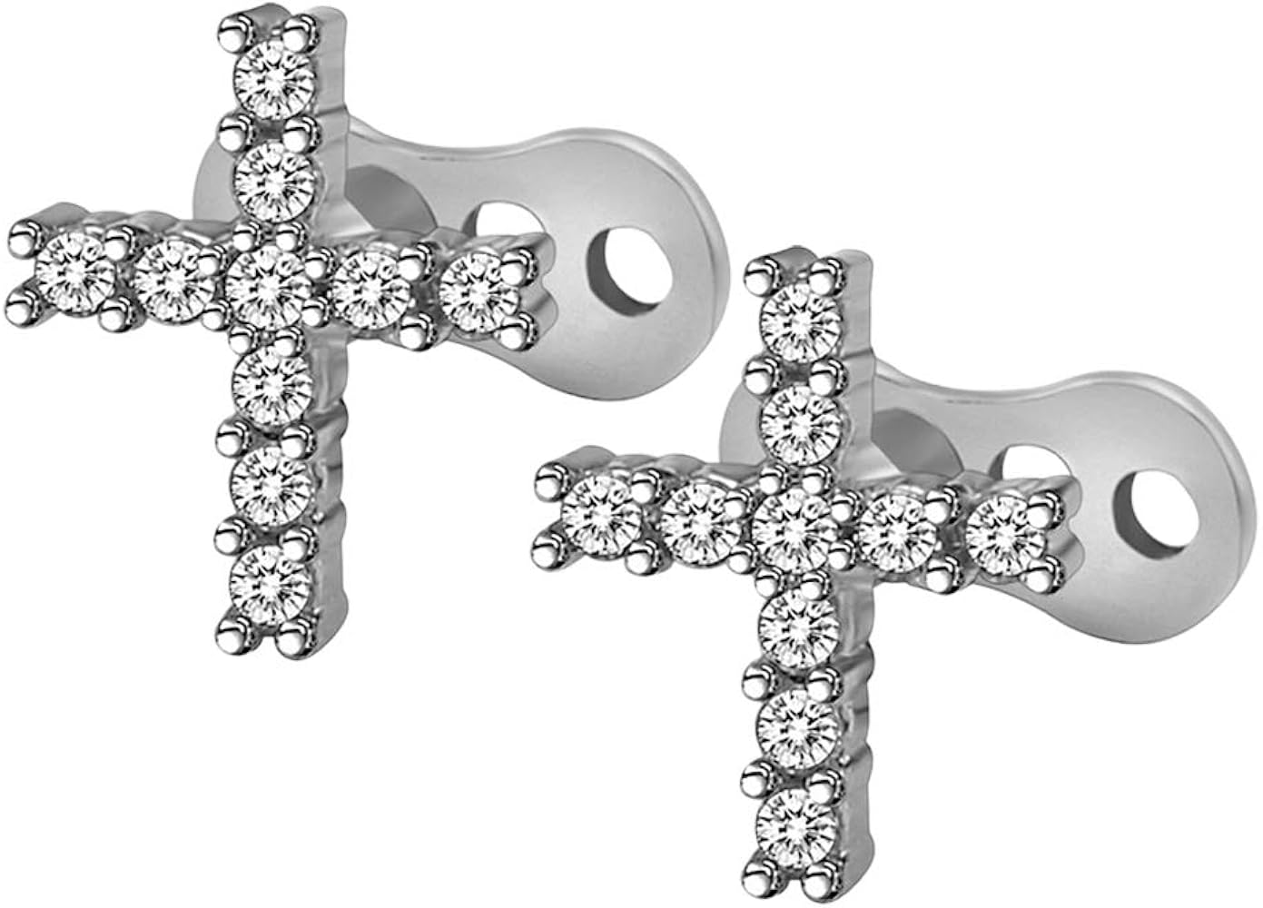 Amazon.com: joyMerit Titanium Steel Crystal Dermal Anchor Top Base