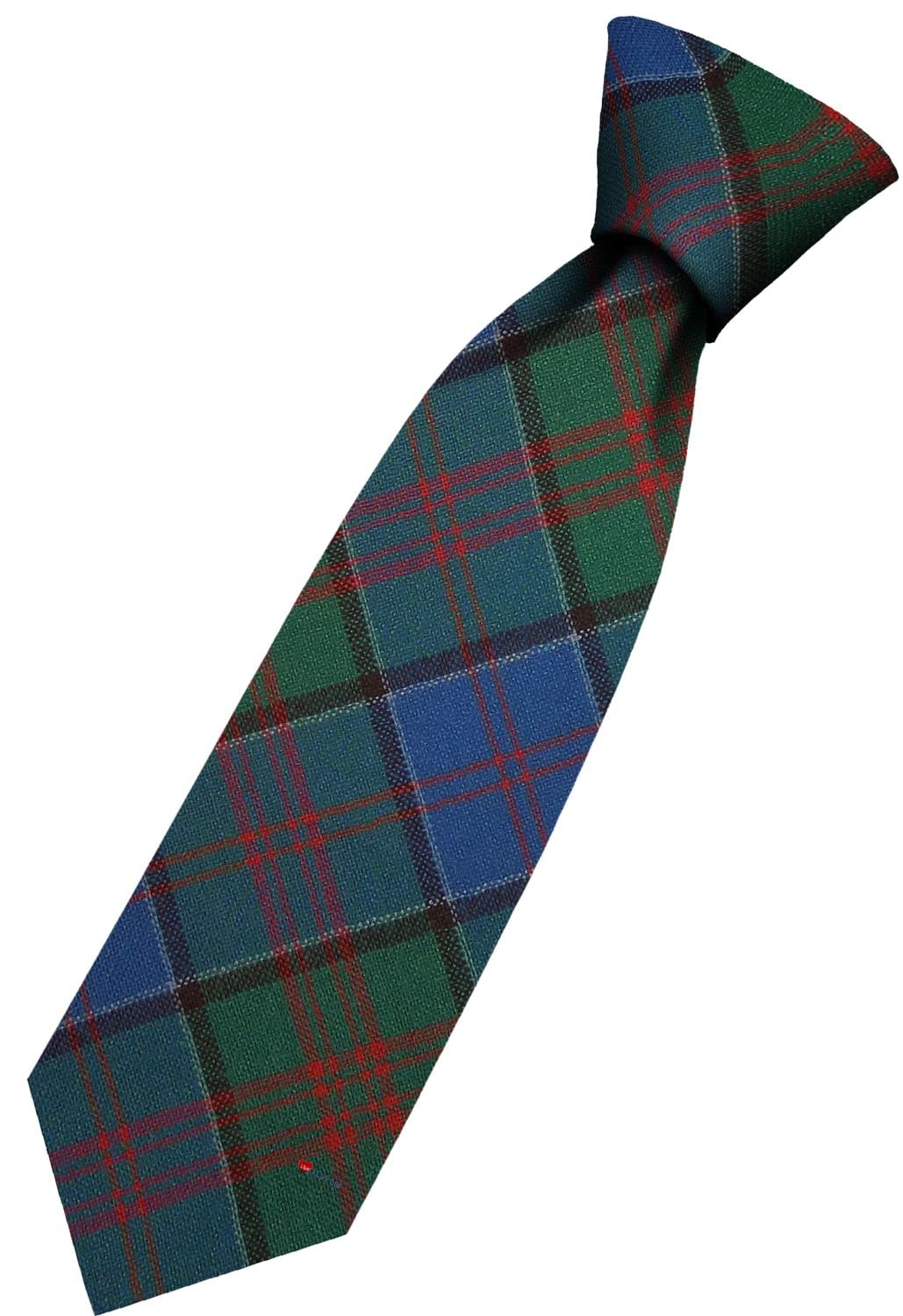 I LUV LTD Men Wool Tie Woven And Hand Made in Scotland in Stewart of Appin Hunting Ancient Tartan Scottish Clan Mens Ties