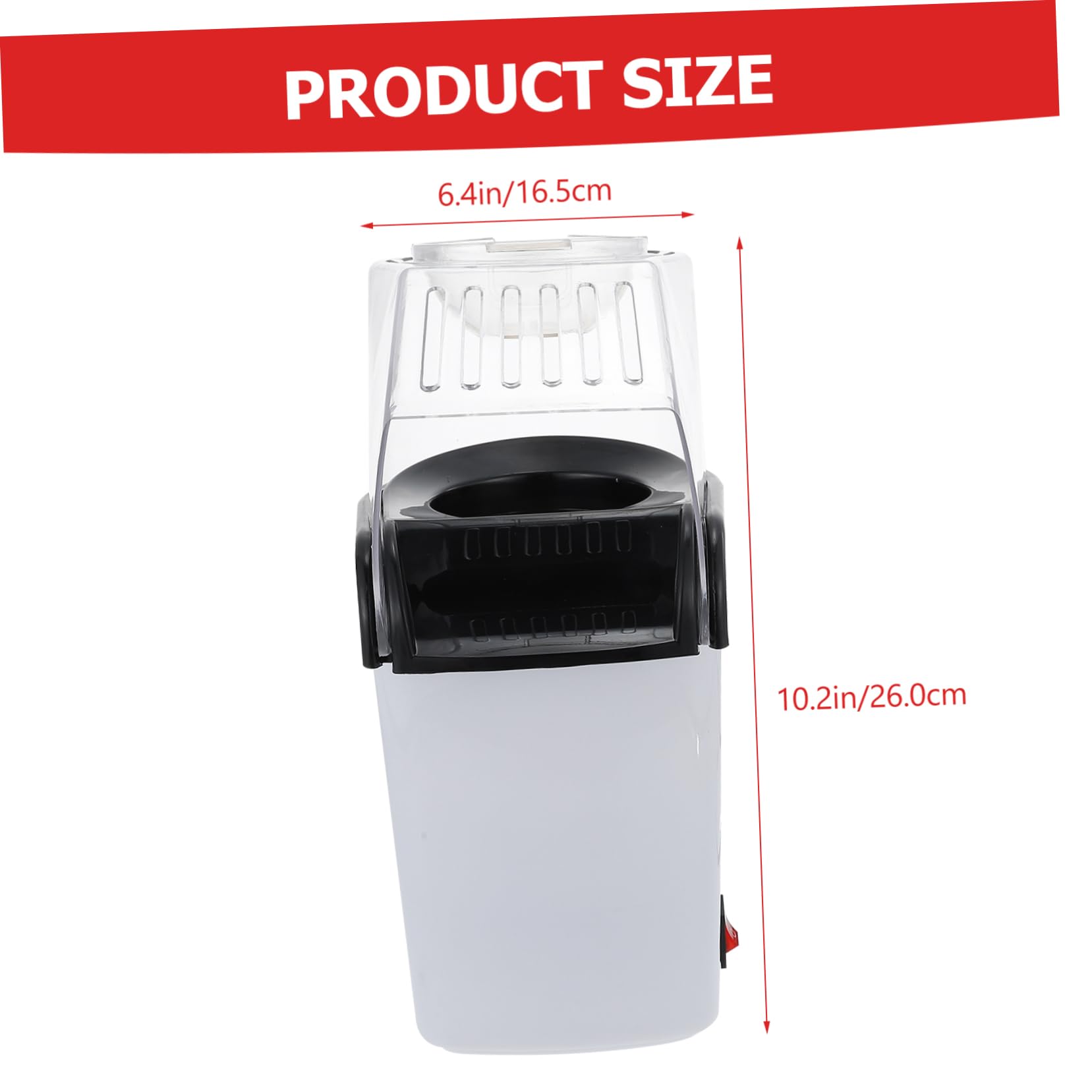 CIYODO Home Automatic Popcorn Maker Hot Air Popcorn Machine Kit Snack Machine 110v