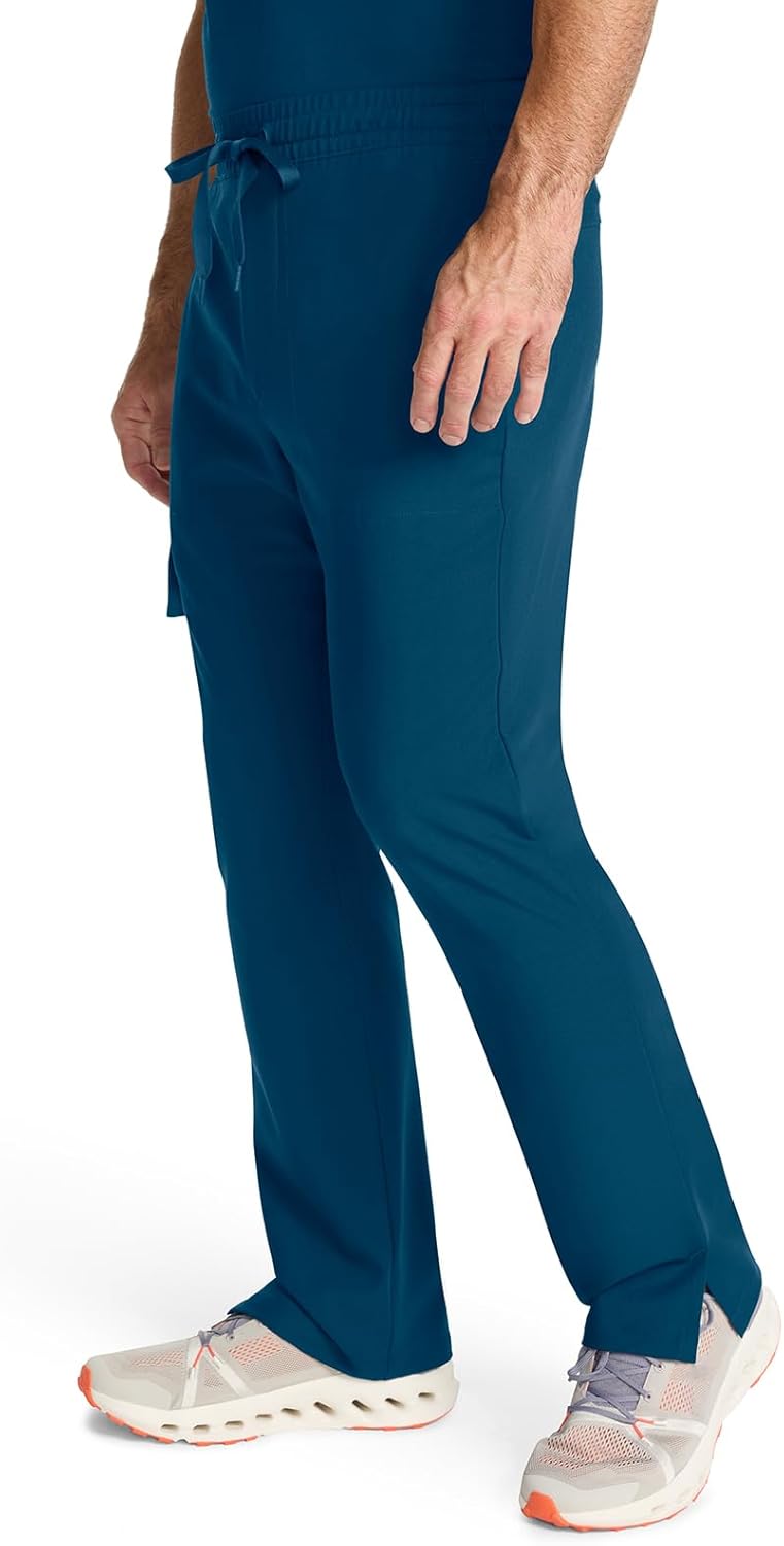 Healing Hands Men's Scrubs Zip Fly Drawstring Scrub Pant with 4 Pockets HH154