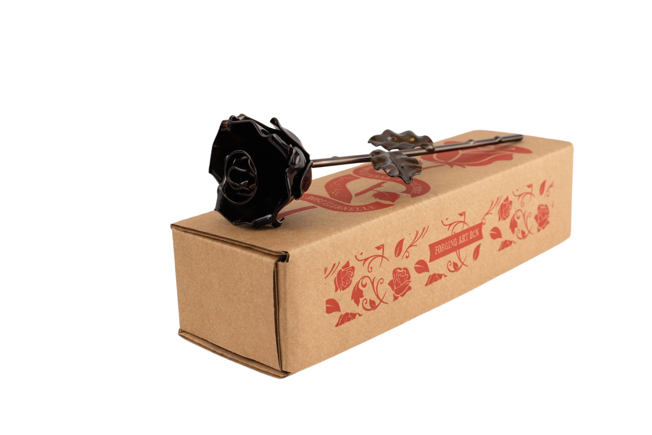 Forging Art Bcn® Rosa Eterna in Ferro Forgiato a Mano (Bronzo)