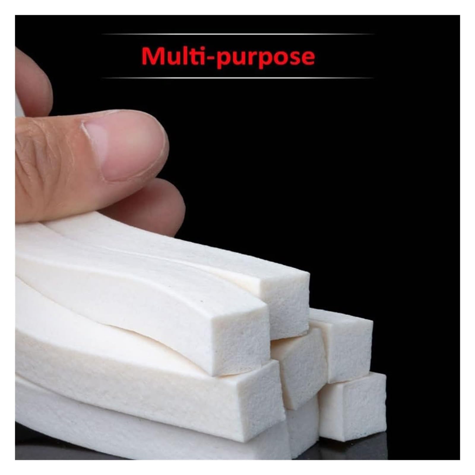 Banda de esponja de caucho de silicona, Tira cuadrada de espuma caucho silicona 1 m, junta sellado esponja blanca for puertas y ventanas 3 x 20 mm a 25 30(25x30mm)