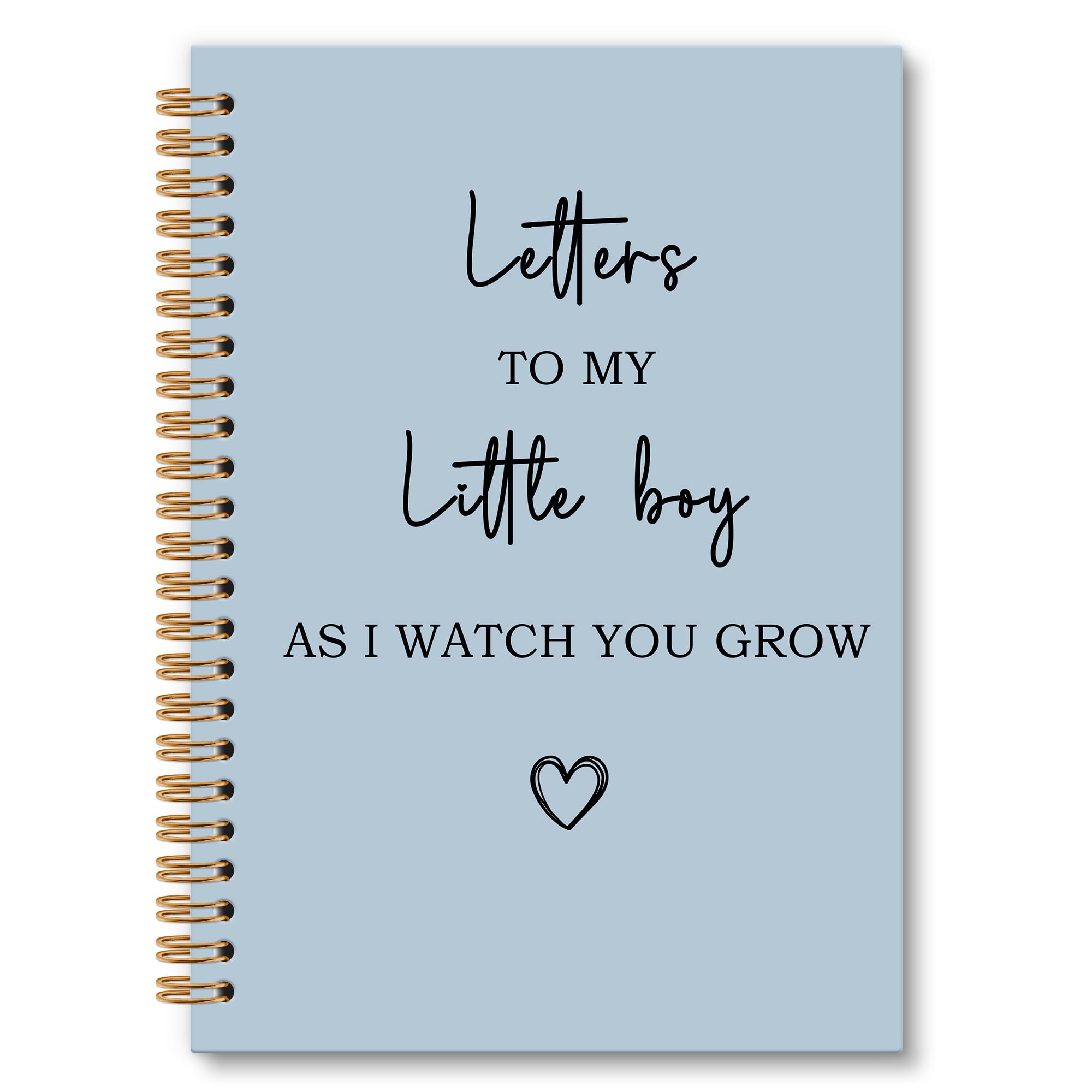 Letters to My Little Boy Notebook Journal, Mom Son Journal, Pregnancy Mothers Day Notebooks Gifts for New Mom Women, Baby Boy Shower Gift, Baby Journals for First Time Moms, 6x8.2In