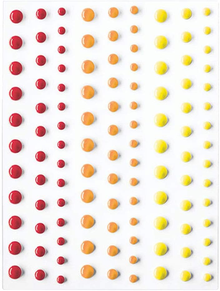 Hero Arts CH328 Embellishments, Sunset Hero Hues Enamel Dots