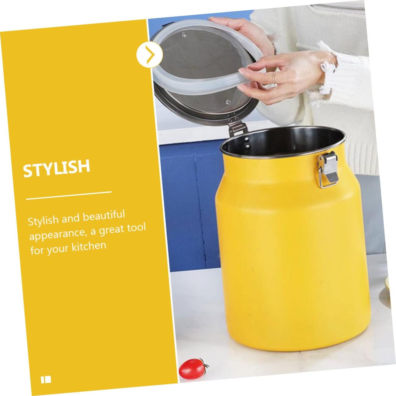 Stainless Steel Rice Bucket with Sealed Lid Capacity Multi Function Storage Container for Home Use Food Grade Grain Bin with Adorable Design