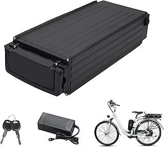 SSCYHT 36V 48V 10Ah 12Ah 15Ah 18Ah Ebike Battery 36V 20Ah 23.2Ah Rear Rack Electric Bicycle Battery 48V 20.4Ah Lithium Ion Battery Pack for 1000W Motor Conversion Kit,no rack,48V12AH