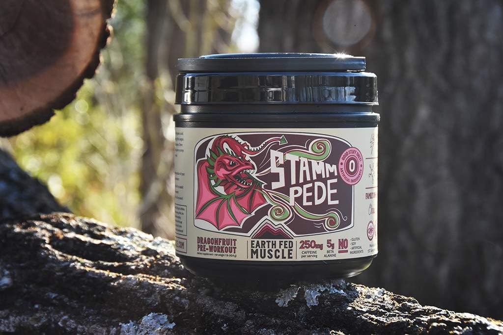 Amazon Com Earth Fed Muscle Dragonfruit Stammpede Preworkout No Gluten Soy Or Artificial Ingredients Amazon Com Earth Fed Muscle Dragonfruit Stammpede Preworkout No Gluten Soy Or Artificial Ingredients