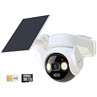 Imou 5MP 4G LTE Telecamera Esterno Senza Fili con Pannello Solare